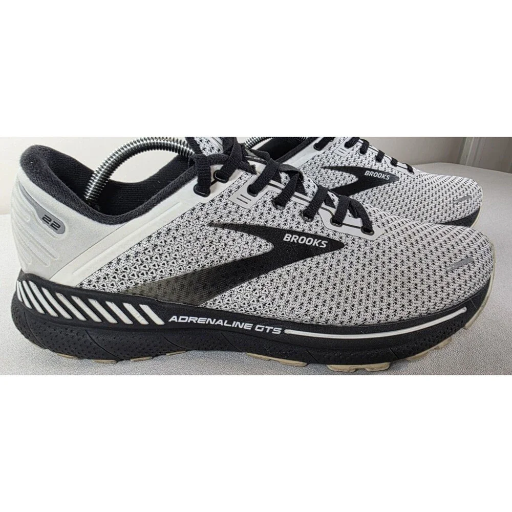 Brooks Adrenaline GTS 22 Black/Gray/White - Men’s 10.5